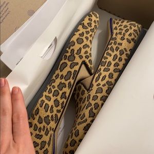 NWT Rothy’s Leopard Print Loafers